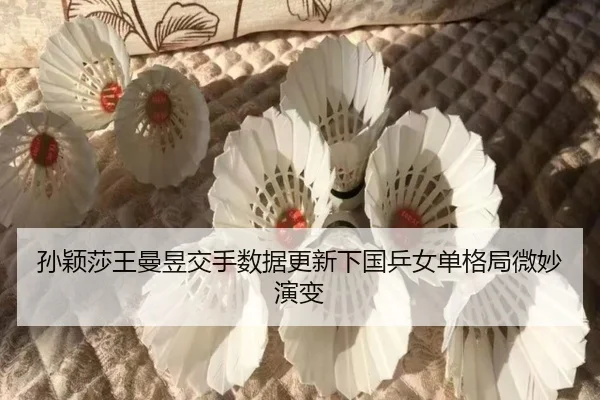 孙颖莎王曼昱交手数据更新下国乒女单格局微妙演变